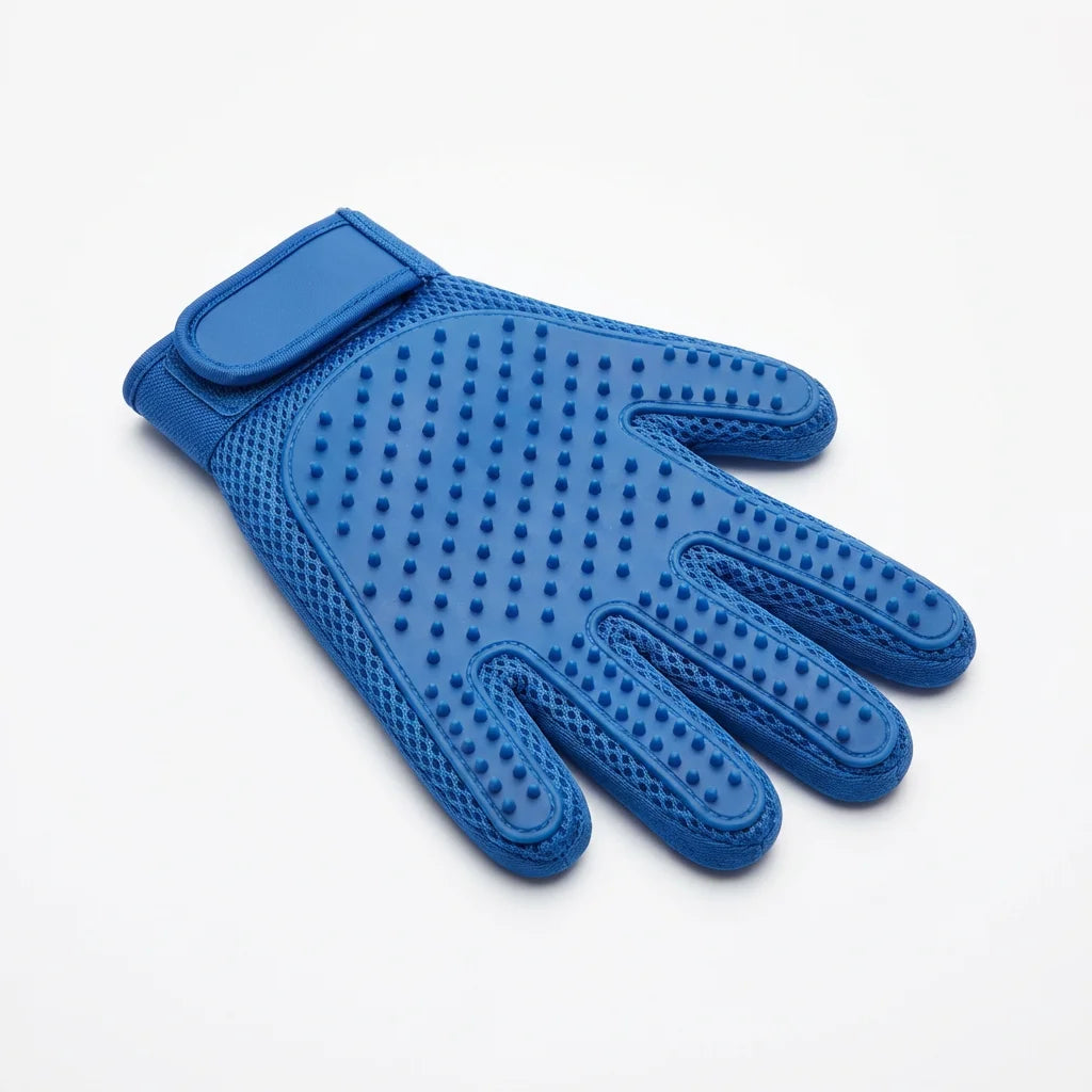 Pet Deshedding Grooming Glove | Dog Cat Hair Remover